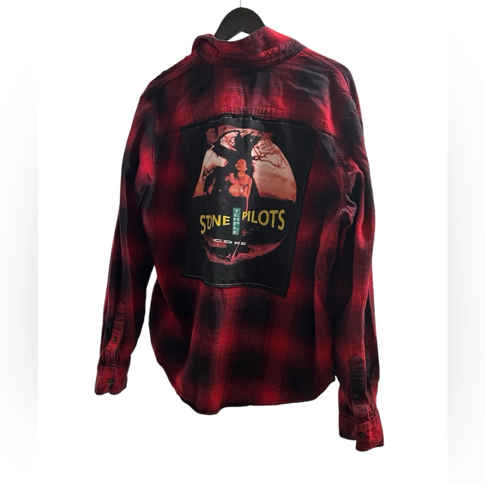 custom original ONE OF A KIND band flannel STONE TEMPLE PILOTS CORE